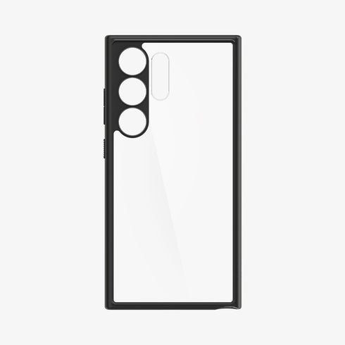 ACS07292 - Galaxy S24 Ultra Case Ultra Hybrid in Crystal Clear showing the back